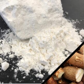Farine de manioc sans gluten Gojo en gros plan