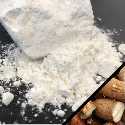 Farine de manioc sans gluten Gojo en gros plan