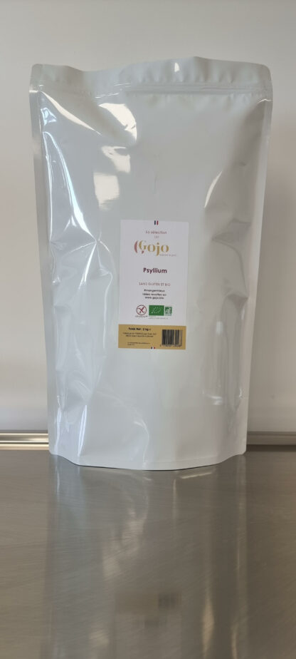 Farine de psyllium en vrac de 2kg bio sans gluten - Gojo