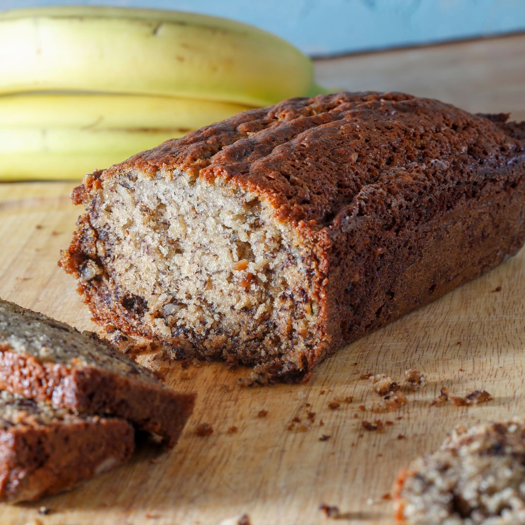 Banana bread sans gluten fait maison